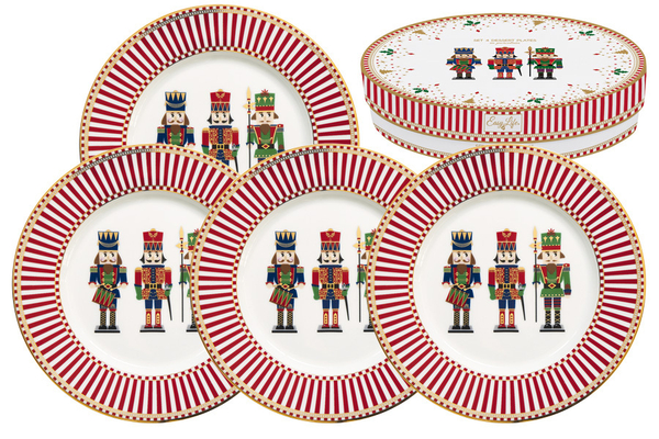 Набор закусочных тарелок 4шт 19см Easy Life Щелкунчик