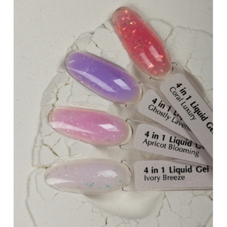 Полигель-архитектор 4 в 1 PNB 17 мл/UV/LED Liquid Gel 4 in 1 PNB Coral Luxury 17 ml