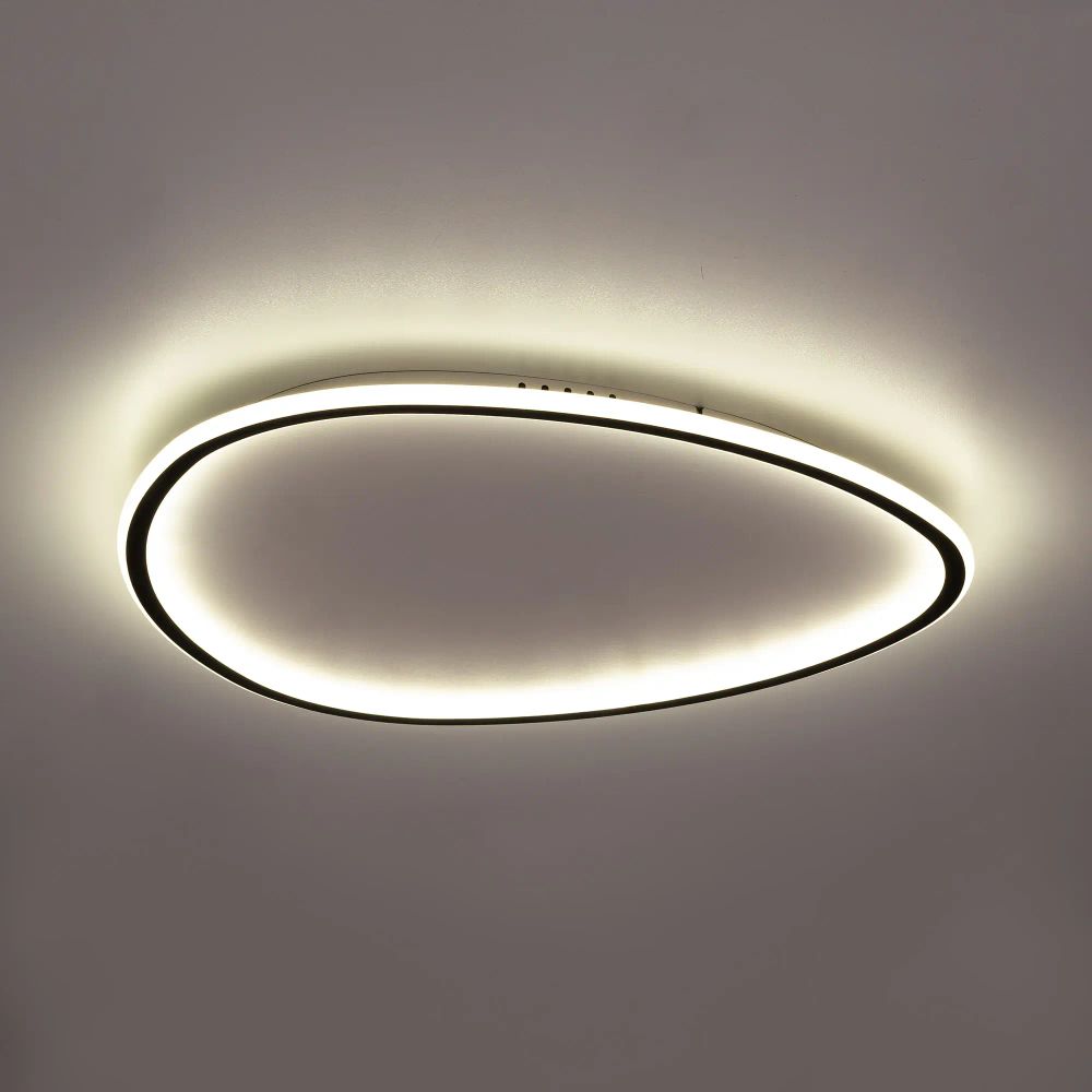 Citilux ТRIO CL215B261E LED RGB Люстра с пультом Чёрная