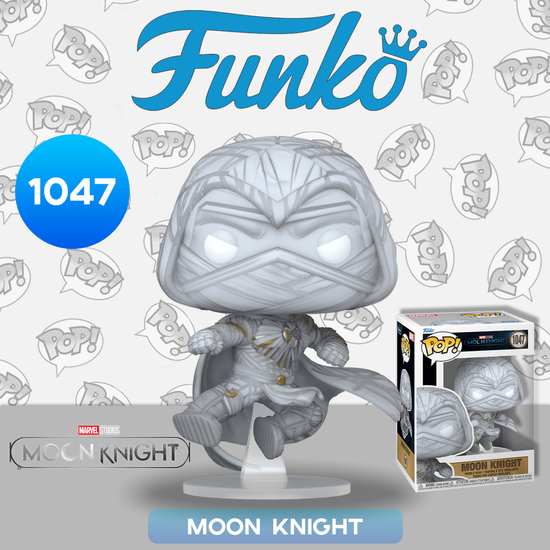Фигурка Funko POP! Bobble Marvel Moon Knight Jumping Knight (1047) 64254 / Фигурка по мотивам сериала "Лунный рыцарь", Лунный рыцарь