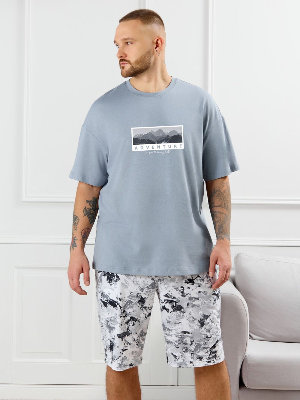 Костюм мужской Олимп-4 Виотекс СЕРЫЙ