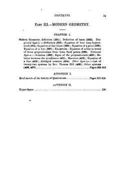 The Elements of Coordinate Geometry. In Three Parts: 1. Cartesian Geometry; 2. Quaternions; 3. Modern Geometry, and an Appendix | De Volson Wood
