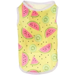 Майка для кошек и собак мелких пород «БРО на стиле», арбузики, размер S (длина спинки 26см, объем груди 32см, от 2 до 4кг)