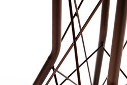 "Конте" интерьерный стол из HPL круглый Ø70см, цвет "дуб"