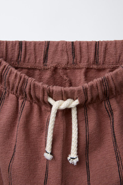 ZARA БРЮКИ В ПОЛОСКУ, РОЗОВАТЫЙ