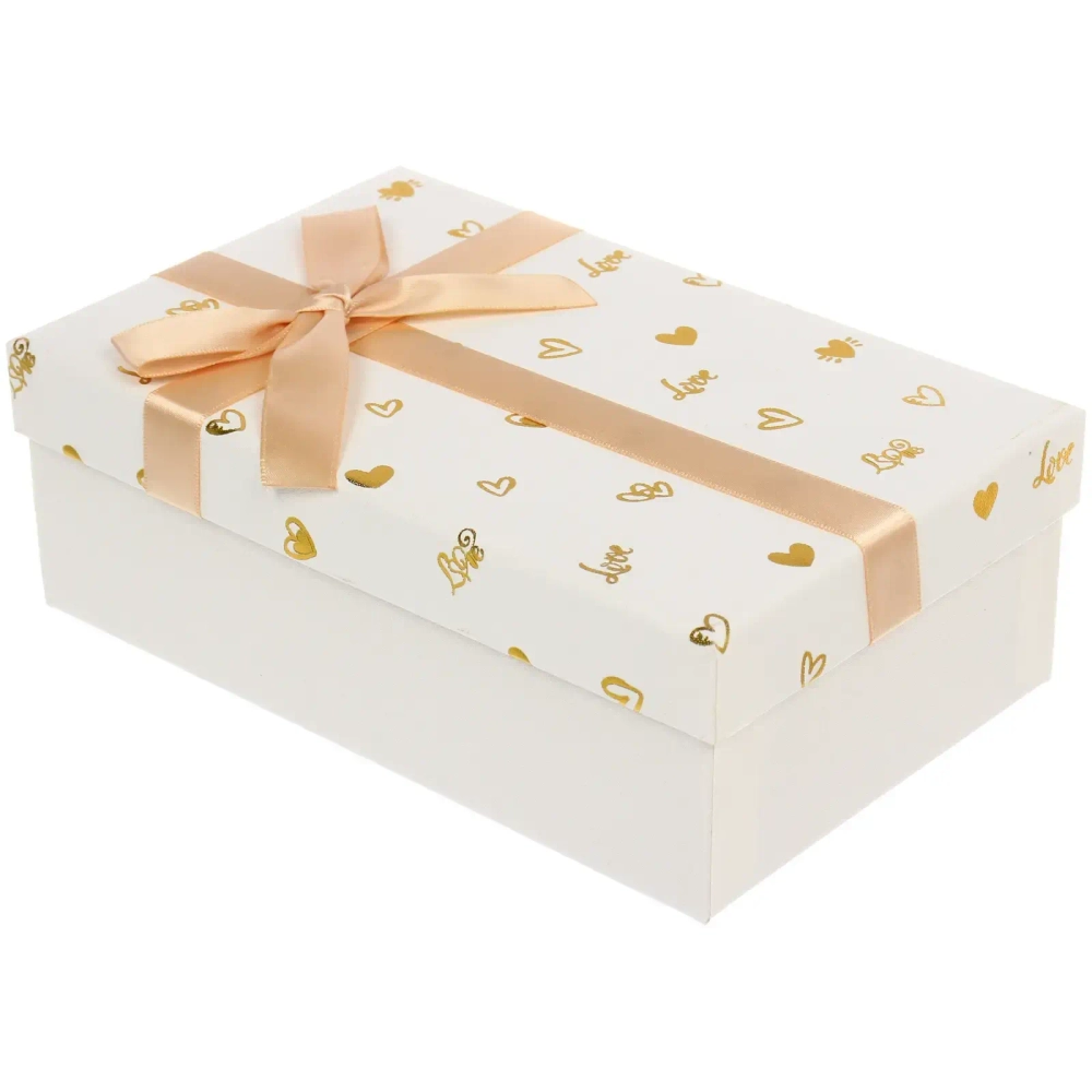 Коробка подарочная «Очарование» 19*12*6.5 см, Белый
