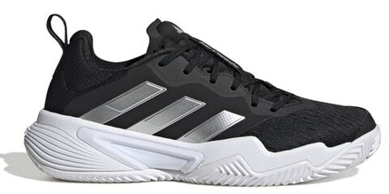 Женские Кроссовки теннисные Adidas Barricade W Clay - core black/silver metallic/footwear white