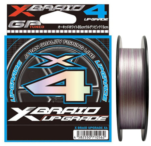 Плетеный шнур YGK X-BRAID Upgrade X4 #1,0 180m 3Color 712122