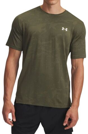 Мужская теннисная футболка Under Armour Tech Vent Jacquard Short Sleeve - khaki