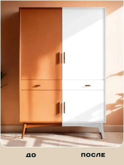 Краска для мебели, кухонных фасадов без запаха матовая быстросохнущая, Бежевый Кунжут Lakrateks