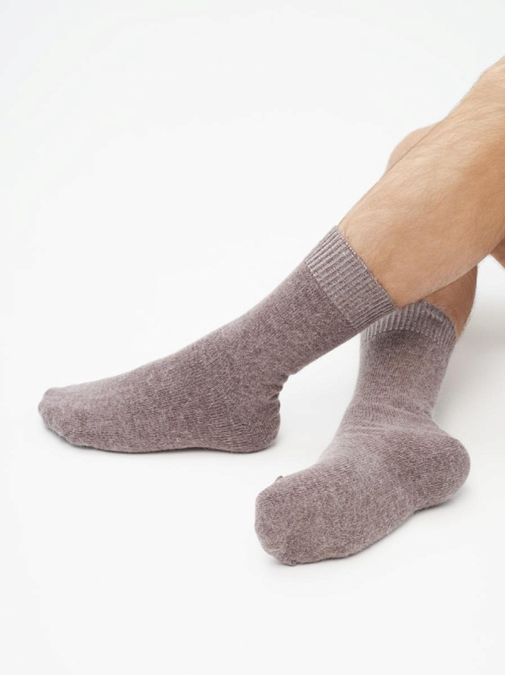 Носки мужские Н008-13 коричневые