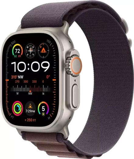 Умные часы Apple Watch Ultra 2 49 мм Titanium Case GPS + Cellular, Indigo Alpine Loop S