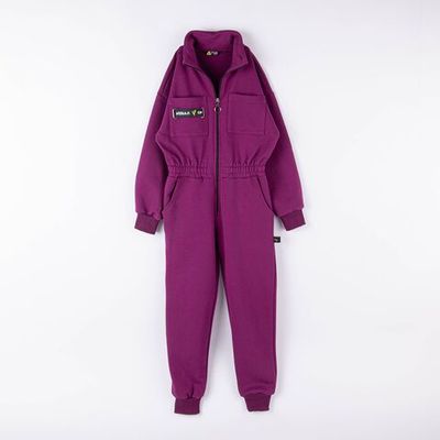 Unisex jumpsuit without hood for teens - PURPLE