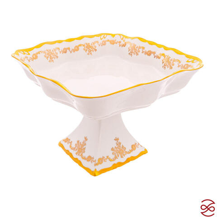 Фруктовница квадратная на ножке Queen's Crown 21 см