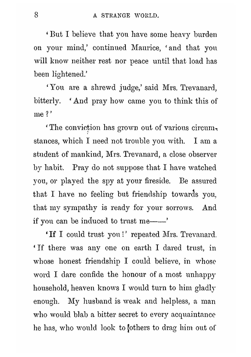 A strange world: a novel. Volume 3 | M. E. Braddon
