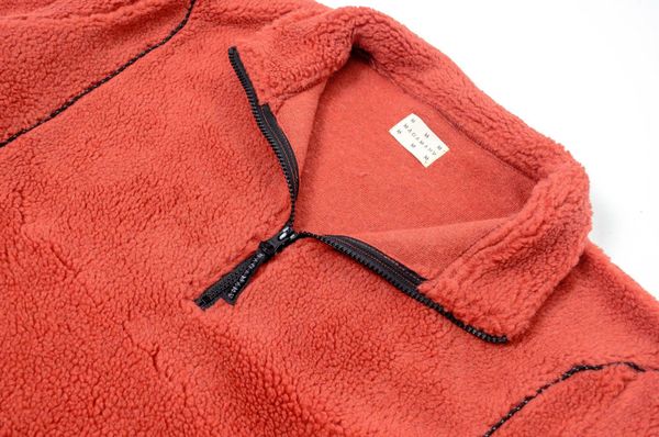 Толстовка Turbofleece halfzip бургунди - фото 2