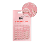 Charmicon 3D Silicone Stickers №108 Кружевные лунулы
