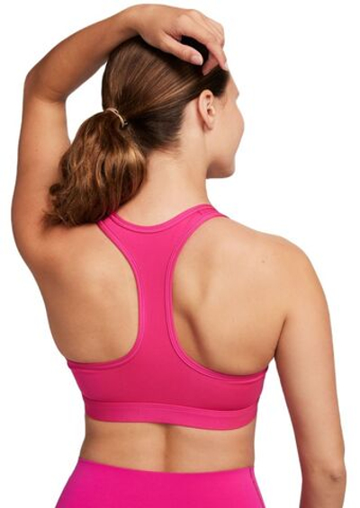 ТОП теннисный Nike Swoosh Medium Support Non-Padded Sports Bra - fireberry/white
