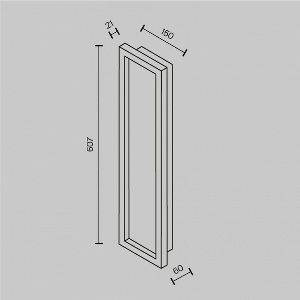 Накладной светильник Maytoni Orign MOD311WL-L55B3K