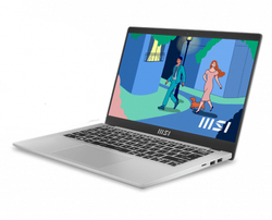 Ноутбук MSI Modern 14 C12M-238RU i7-1255U 8Gb SSD 512Gb Intel Iris Xe Graphics eligible 14 FHD IPS Cam 39.3Вт*ч Win11 Серебристый 9S7-14J111-238