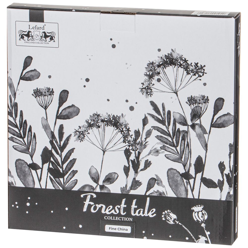 ТАРЕЛКА ОБЕДЕННАЯ LEFARD "FOREST TALE" GREY 25 СМ (КОР=24ШТ.)
