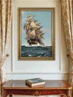 Картина настенная интерьерная в багетной раме 47*67 см