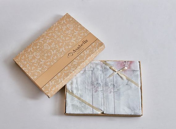 Постельное белье Asabella 2299 фланель, тенсел с хлопком