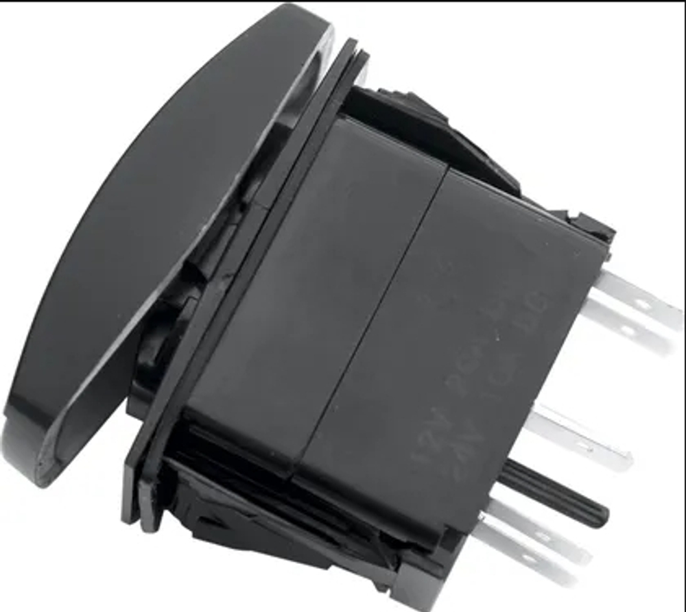 Переключатель РИФ ВКЛ/ВЫКЛ, белая подсветка, ЛИНИЯ