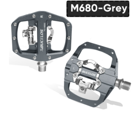 Педали платформы SPD BUCKLOS 900325-GREY-M212