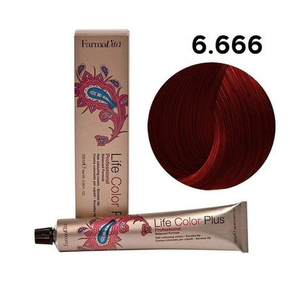 6.666 NEW темный карминово-красный Life Color 100мл