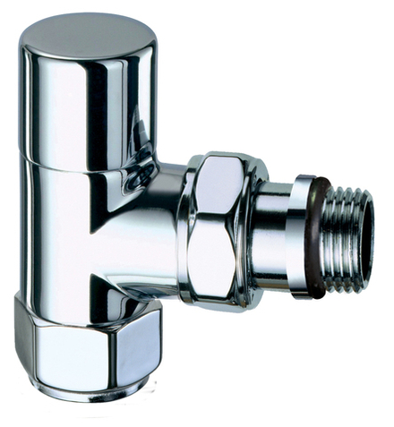 Вентиль запорный угловой, гайка М24х19 (серебро), 1/2"EPDM / аналог FL 0125