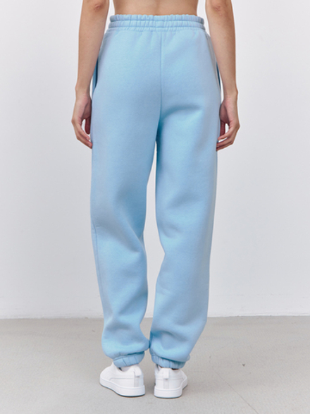 Брюки женские с начесом (голубой)