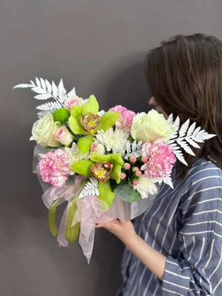 Коробка с цветами