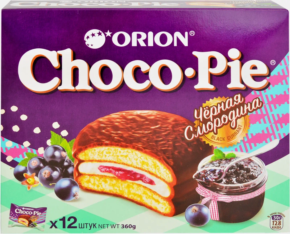 Пирожное Черная смородина Choco Pie 360г