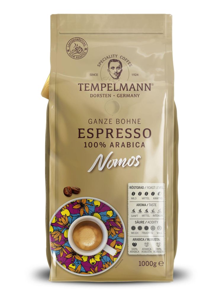 Кофе в зернах Tеmpelmann Nomos Espresso 1 кг