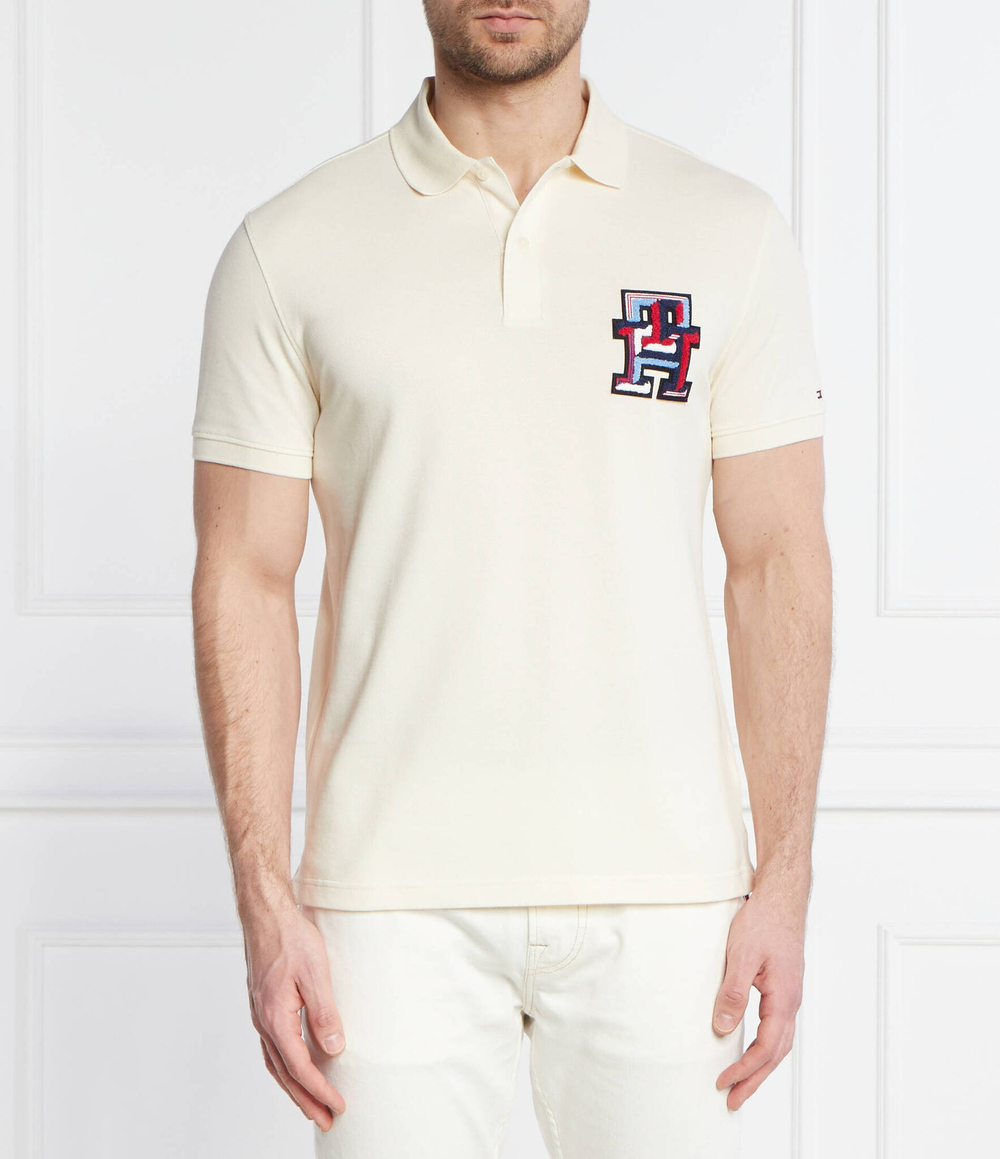 Поло BADGE Tommy Hilfiger - экрю(MW0MW34842)