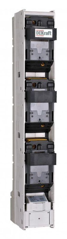 Выключатель-разъединитель-предохранитель ПВР вертик. 400А пофазное отключ. ПВР-101 DEKraft 21402DEK