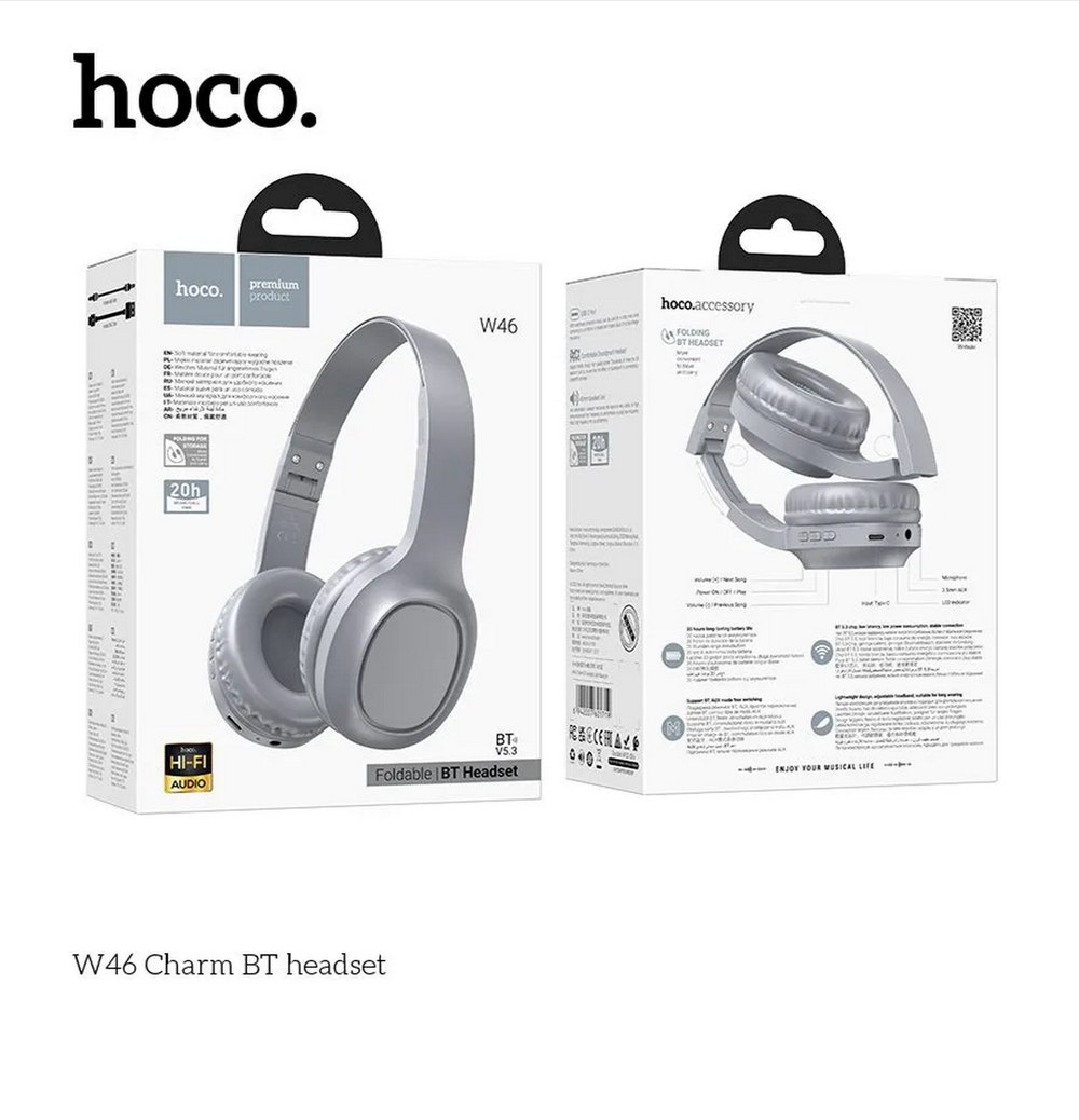 Наушники беспроводные складные Hoco. W46