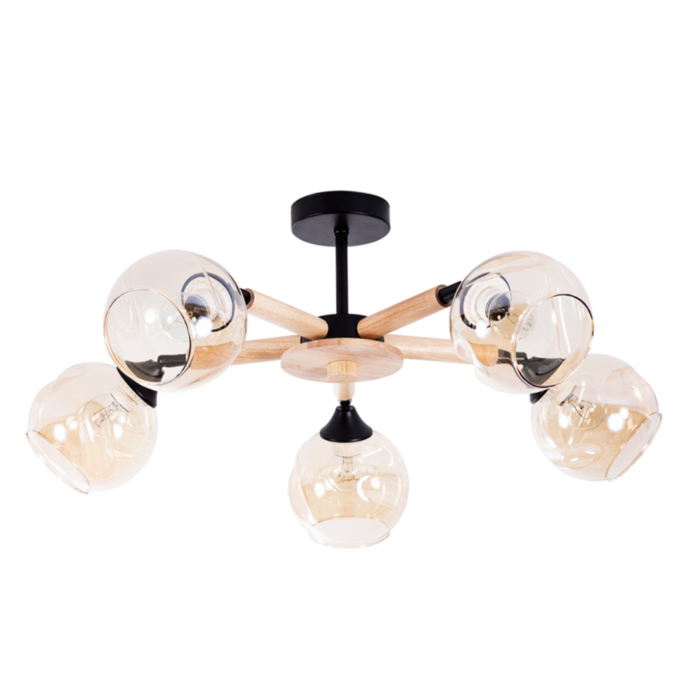 Люстра на штанге Arte Lamp A4370PL-5BR