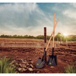 Лопата Tramontina 77416524 штыковая для почвы из углеродистой стали рукоятка 120 см эвкалипт