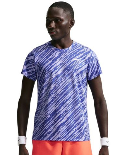 Теннисная футболка Nike Court Dri-Fit Victory Print - lapis/white