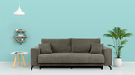 Диван Сенлин Лайт Cilium Brown 252*103*90 см, Коричневый Вельвет Еврокнижка Фиеста