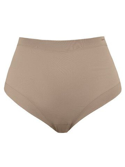 Набор из 2 хлопковых высоких +size трусиков-слип Esencial (Размер: XXL) (Цвет: белый)