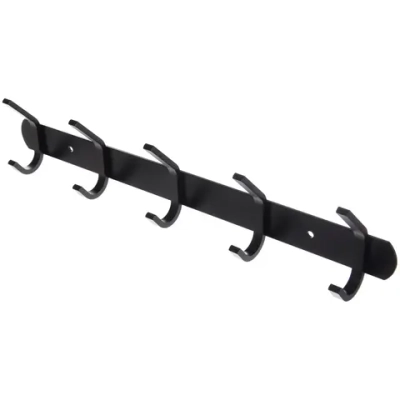 Вешалка настенные «LOFT» 5 крючков, двойные 36*3,8 см C117B-5