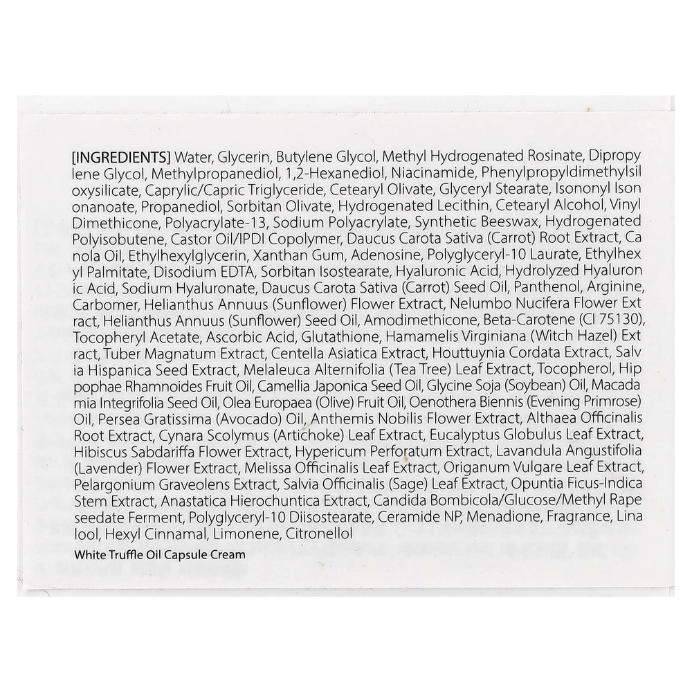 d'Alba, Капсульный крем с маслом белого трюфеля, 55 г (1,94 унции)