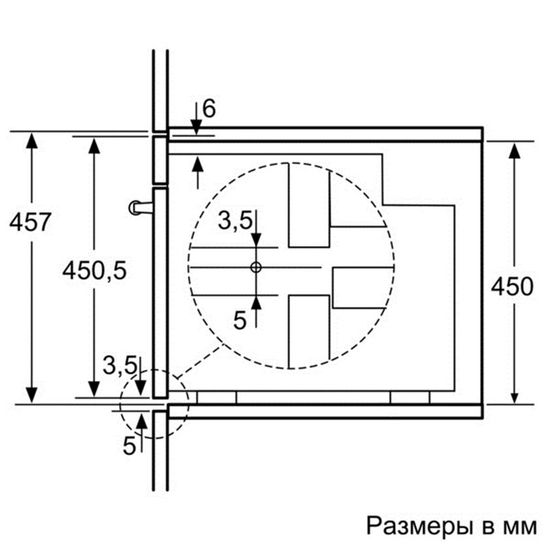 Электрический духовой шкаф Bosch HBC33B550