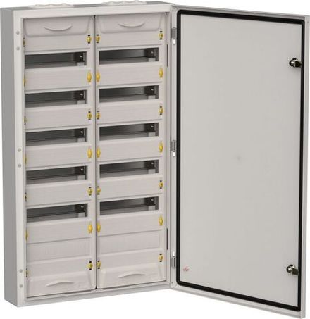 Корпус ЩРн-144 (2х72) TITAN 5 960х570х140 IP54 метал. сер. IEK TI5-50-N-2X072-54-7035