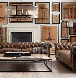 Диван Restoration Hardware Кенсингтон США в интерьере