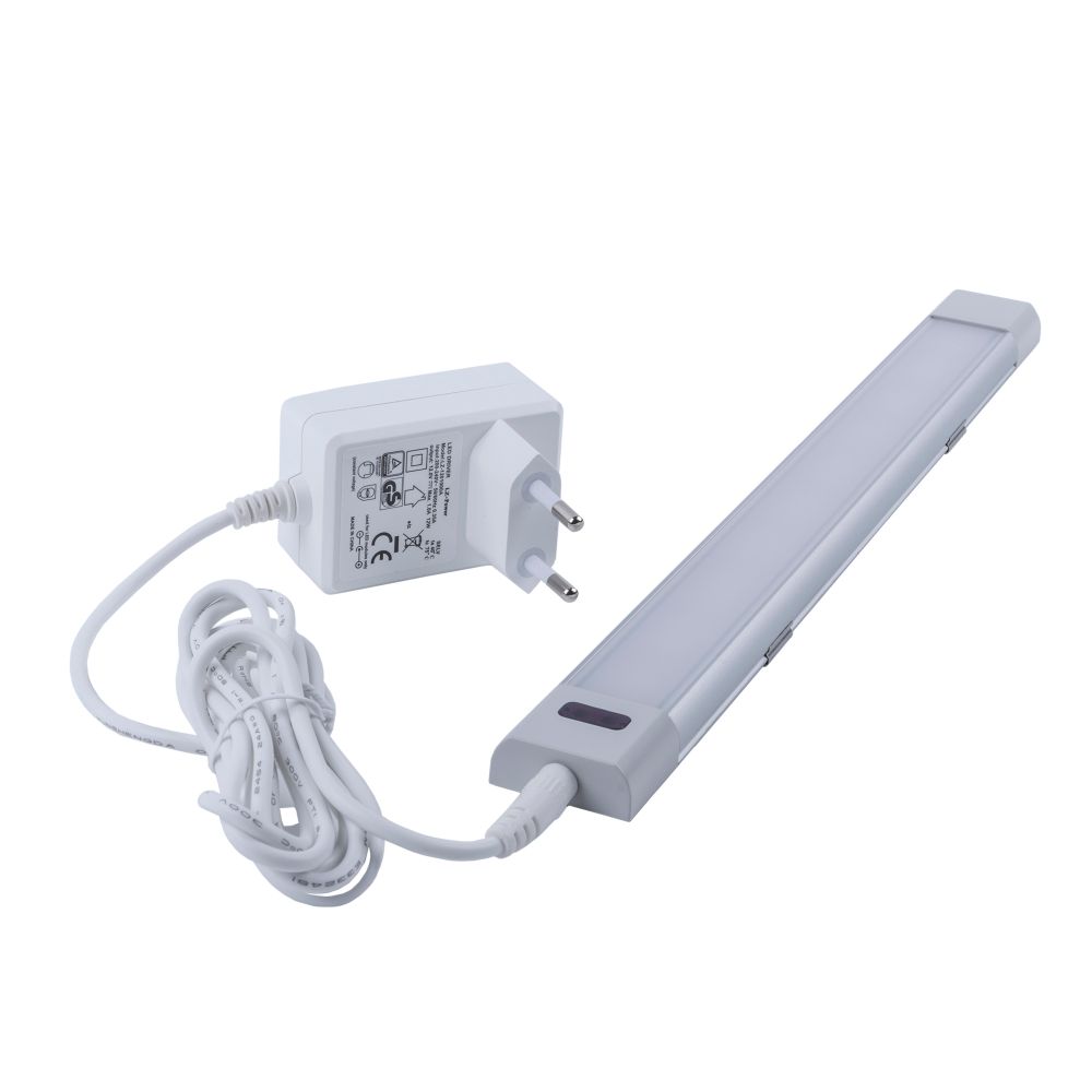 ULI-F47-5W-4500K-DIM SENSOR IP20 SILVER Светильник светодиодный для мебели. 300x30x11.5мм. 400Lm. ТМ Uniel