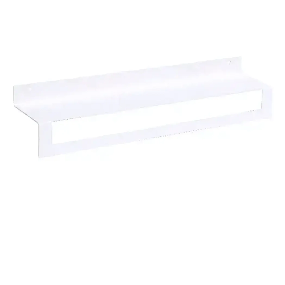 Полка настенная Line 50см с полотенцедержателем (белый)